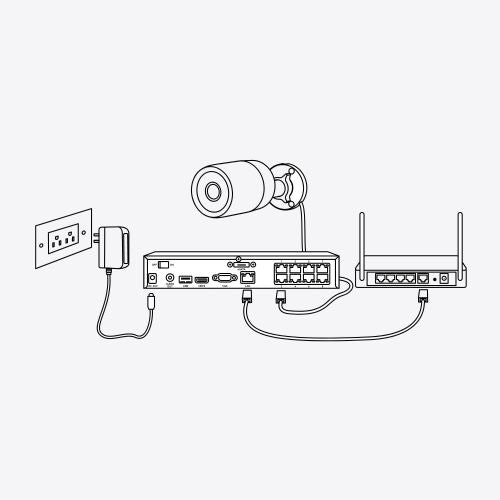 IP kamera Reolink P330  (bela/črna, 8 MP, PoE)
