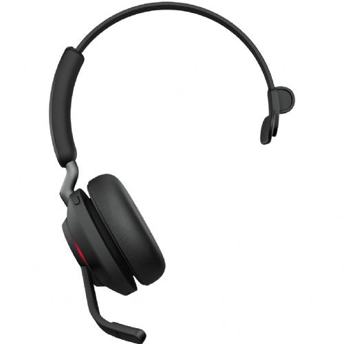 Slušalke Jabra Evolve2 65 Mono UC + Link 380c, črne barve
