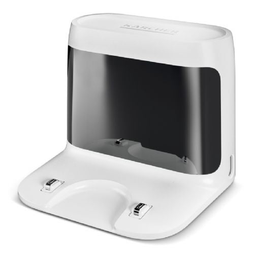 Robotski sesalnik Kärcher RCV 7, LiDAR in AI navigacija, sesanje in mokro brisanje, kamera v živo, bele barve