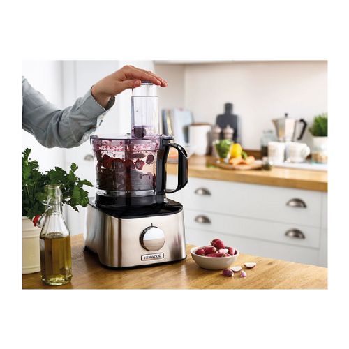 Kompaktni kuhinjski stroj Kenwood Multipro  iz satenastega nerjavečega jekla