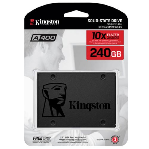 Vgradni SSD disk Kingston A400 2,5" 240GB SATA3.0 (SA400S37/240G)