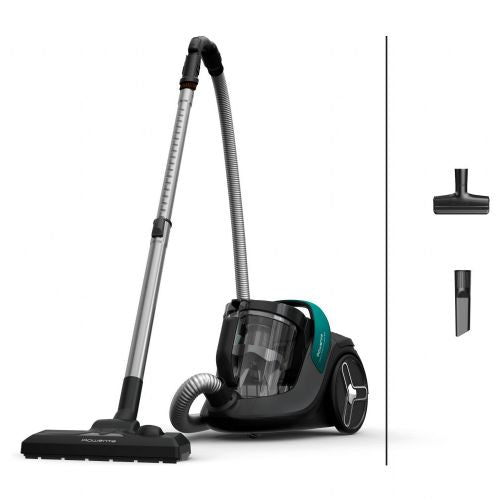Klasični sesalnik Rowenta Green Force Cyclonic Max RO7B12 brez vrečke, 2,5 l posoda, delovni radij 9 m, 69 dB, šobe za ozke reže in oblazinjeno pohištvo