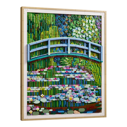 Kocke Lego Art: Claude Monet: Most čez ribnik z lokvanji, 3179 kos, od 18. let (31220)