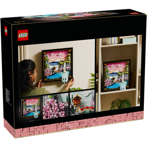Kocke Lego Art Umetniška japonska češnjeva pokrajina - gradbena igrača, 1892 kock, od 18. let (31218)