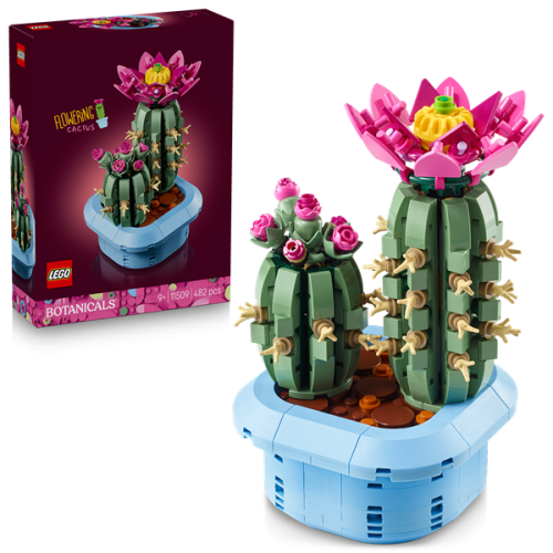 Kocke Lego Botanicals: Cvetoči kaktus, 482 kos, od 9. let (11509)