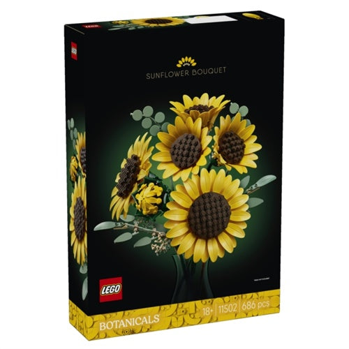Kocke Lego Botanicals Sončnice, 686 kos, od 18. let (11502)