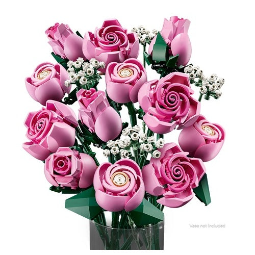 Kocke Lego Botanicals Šopek rožnatih vrtnic, 789 kos, od 18. let (10374)