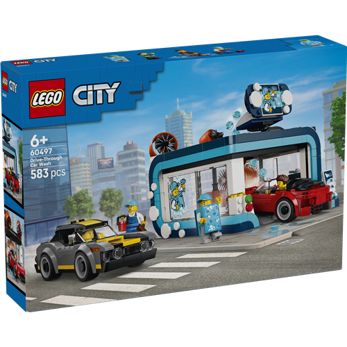 Kocke Lego City: Avtopralnica, 583 kos, od 6. let (60497)