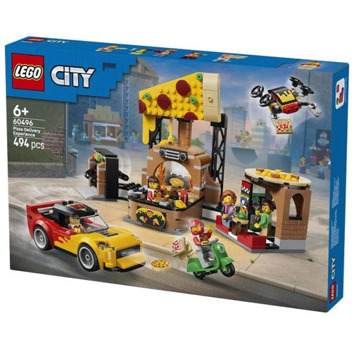 Kocke Lego City: Dostava pic z vozili, 494 kos, od 6. let (60496)
