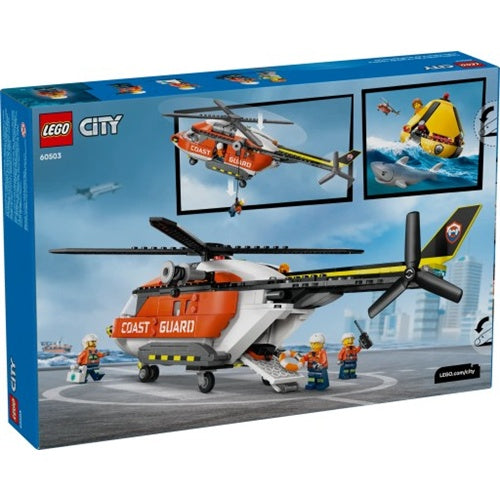 Kocke Lego  City Helikopter obalne straže, 551 kock, od 7. let (60503)