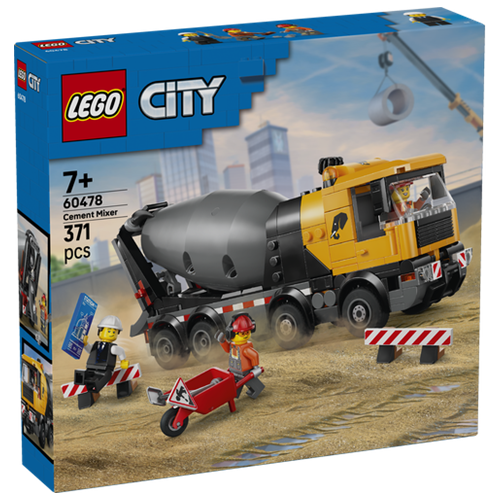 Kocke Lego City Mešalnik betona, 371 kos, od 7. let 60478