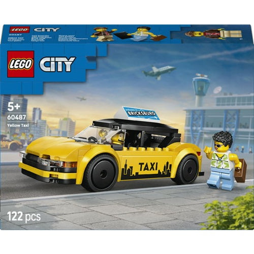 Kocke Lego City Rumeni taksi, 122 kos, od 5. let (60487)