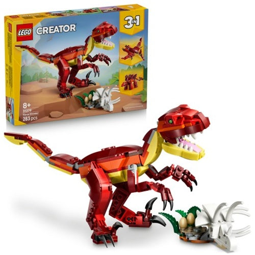 Kocke Lego Creator 3-v-1 Igrača za gradnjo divjega dinozavra, 283 kock, od 8. let (31379)