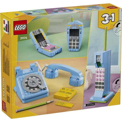 Kocke Lego Creator 3-v-1 Retro telefon 31174, 383 kock, od 8. let