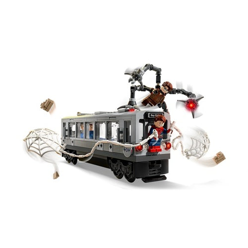 Kocke Lego DC Super Heroes: Spider-Man proti Doc Ocku, prizor na podzemnem vlaku (76321), 393 kock, od 9. let