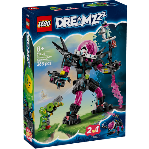 Kocke Lego DREAMZzz Mateo proti robotu Cyberbrain (71495)