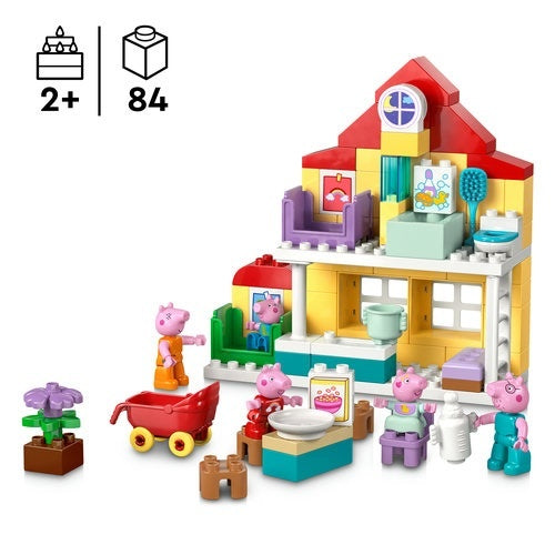 Kocke Lego DUPLO Družinska hiša Pujske Pepa, 84 kos, od 2. let (10467)