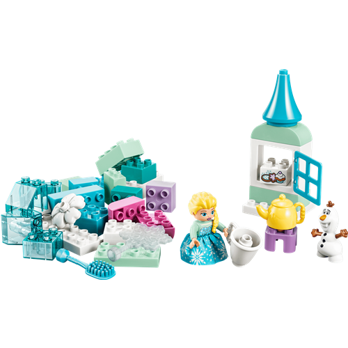Kocke Lego Duplo: Ledeno kraljestvo z Elzo in Olafom, 37 kos, od 2. let (10462)