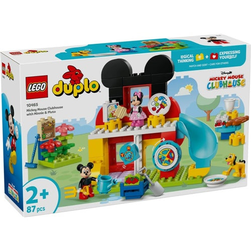 Kocke Lego DUPLO Mickey Mouse Clubhouse z Minnie in Plutonom, 87 kos, od 2. let (10465)