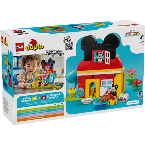 Kocke Lego DUPLO Mickey Mouse Clubhouse z Minnie in Plutonom, 87 kos, od 2. let (10465)