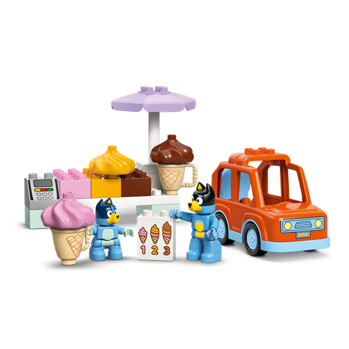 Kocke Lego Duplo: Na sladoled z Bluey (10458), 22 kock, od 2. let