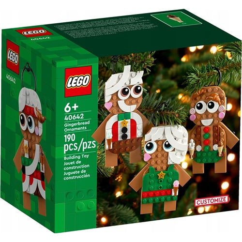 Kocke Lego Iconic Različni okraski za božično drevo 40744, 153 kock, od 6. let