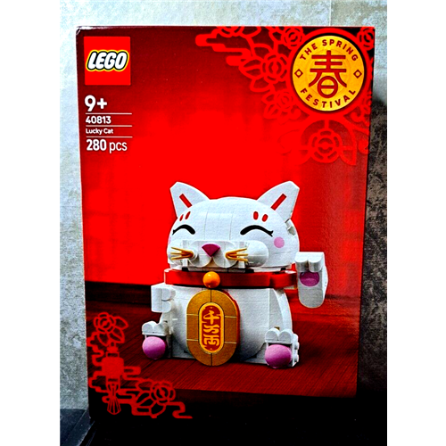 Kocke Lego Iconic Srečni maček, 280 kock, od 9. let (40813)