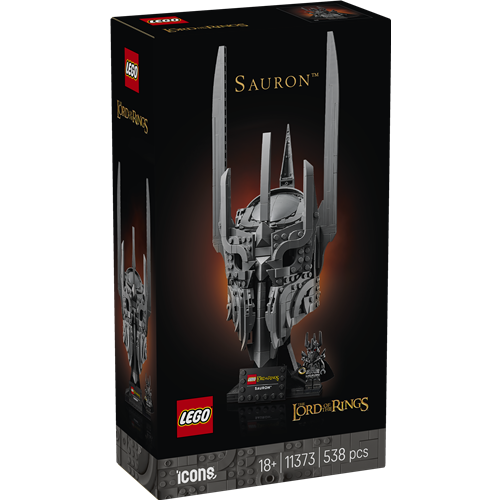 Kocke Lego Icons Gospodar prstanov: Sauronova čelada, 538 kos, od 18. let (11373)