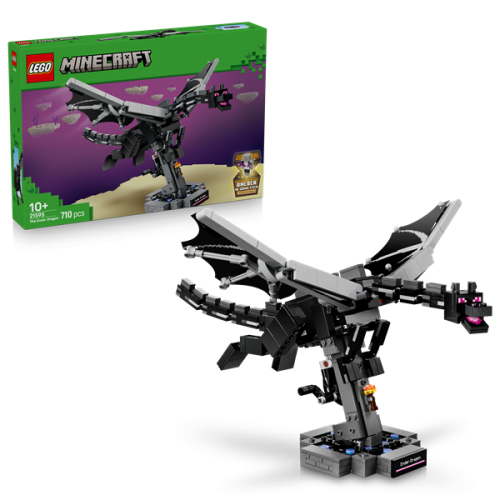 Kocke Lego Minecraft: Zmaj Ender, 710 kos, od 10. let (21595)