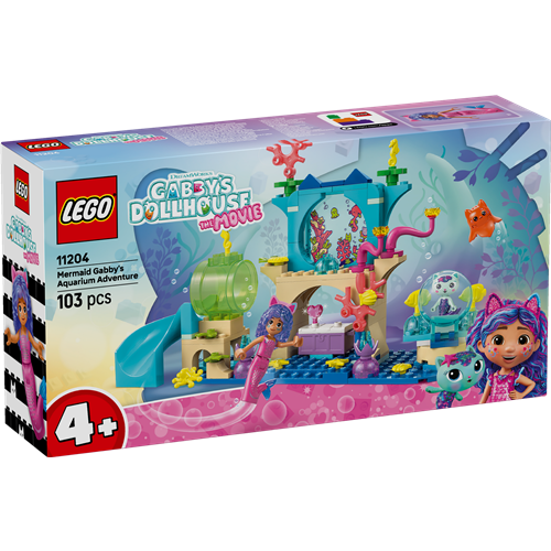 Kocke Lego: Pustolovščina v akvariju z morsko deklico Gabi (11204), 103 kocke, od 4. let