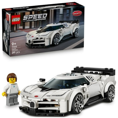 Kocke Lego Speed Champions Bugatti Centodieci Hyper Sports Car 77240, 291 kock, od 9. let