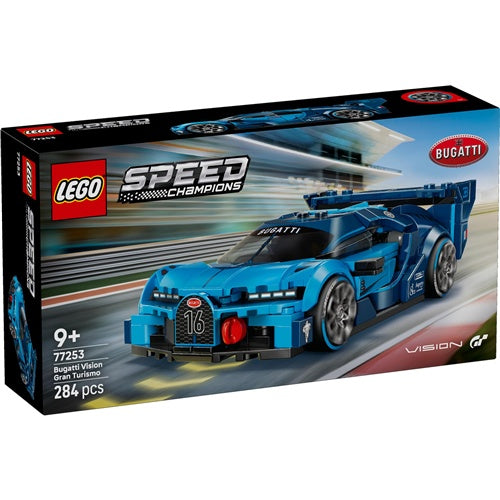 Kocke Lego Speed Champions Bugatti Vision GT hiperšportni avtomobil, 284 kos, od 9. let (77253)