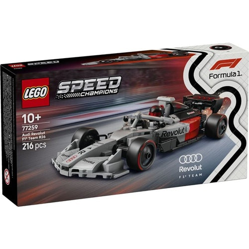 Kocke Lego Speed Champions dirkalnik Audi Revolut F1 Team R26, 216 kos, od 10. let (77259)