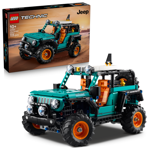 Kocke Lego Technic Jeep Wrangler Rubicon terensko vozilo, 747 kos, od 11. let (42227)