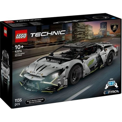 Kocke Lego Technic: Superšportni avtomobil Lamborghini Revuelto (42214), 1135 kock, 10. let
