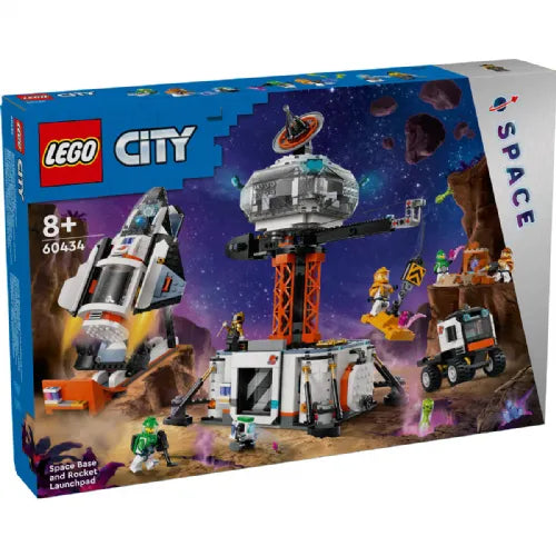 Kocke Lego® City: Vesoljska postaja in izstrelitvena ploščad za rakete (60434)