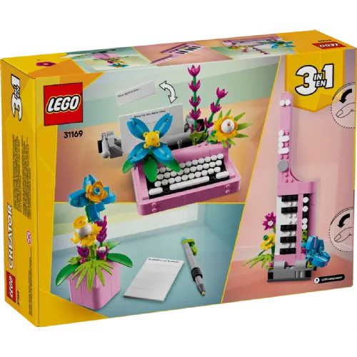 Kocke Lego Creator: Pisalni stroj s cvetlicami (31169)