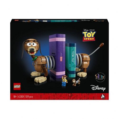Kocke Lego Disney: Story Slinky stojala za knjige, 1311 kos, od 18. let (43301)