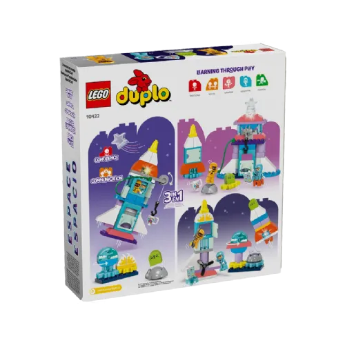 Kocke Lego® Duplo® 3v1 Dogodivščina z vesoljskim plovilom (10422)