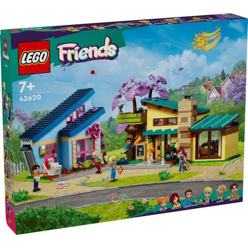 Kocke Lego® Friends Družinski hiši Ollyja in Paisley (42620)