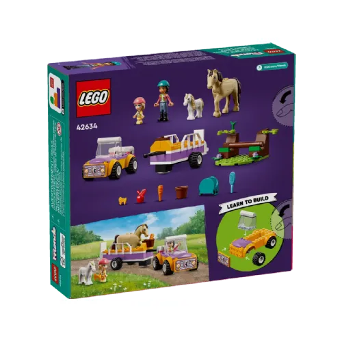Kocke Lego® Friends Prikolica za konja in ponija (42634)