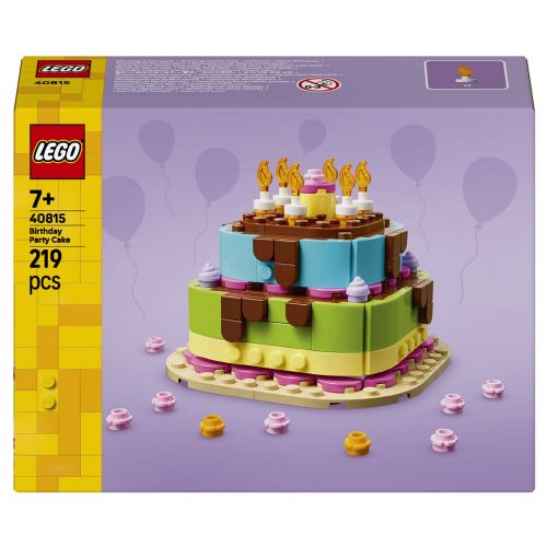 Kocke Lego Iconic: Rojstnodnevna torta, 219 kos, od 7. let (40815)