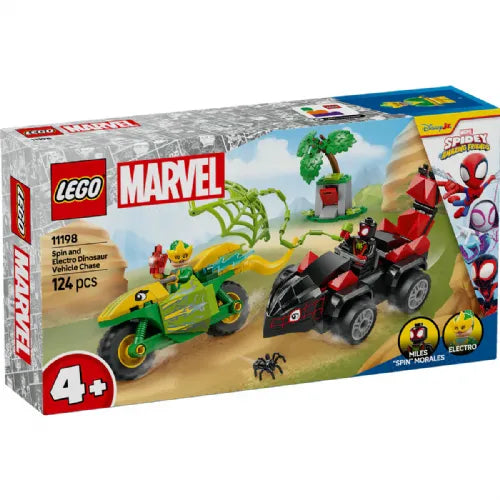 Lego Marvel: Potjera za dinosaurima u vrtnji i elektro (11198)