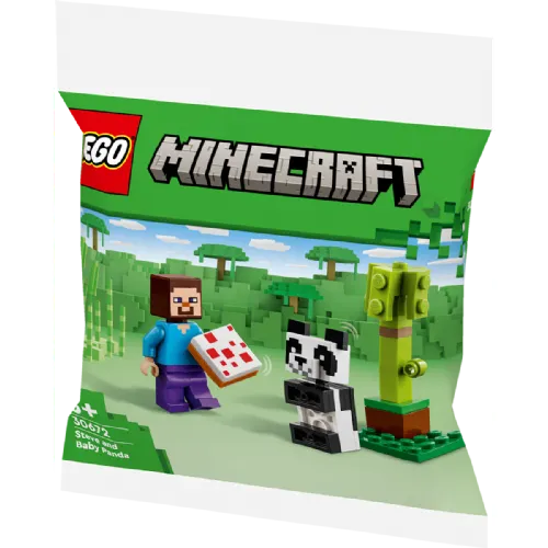 Lego® Minecraft® Steve i mladunče pande (30672)