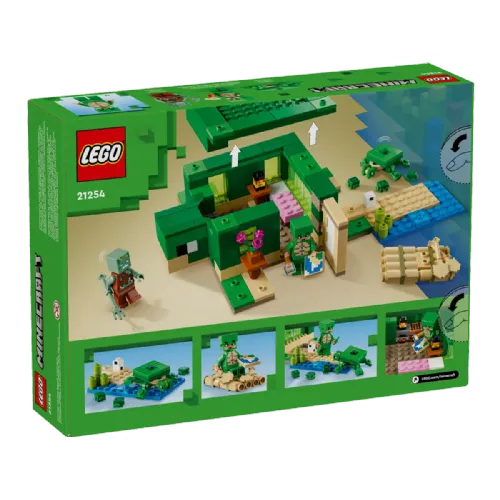 Kocke Lego® Minecraft®: Želvja hiška na plaži (21254)