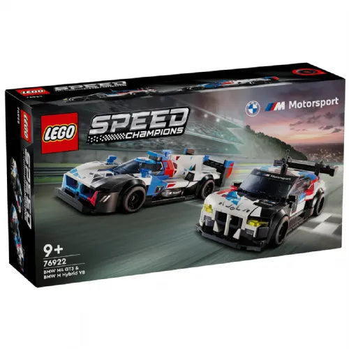 Lego® Speed ​​​​Champions trkaći automobili BMW M4 GT3 i BMW M Hybrid V8 (76922)