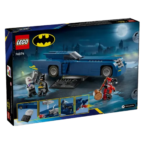 Kocke Lego Super Heroes; Batman™ z Batmobilom™ proti Harley Quinn™ in G. Freezu™ (76274)