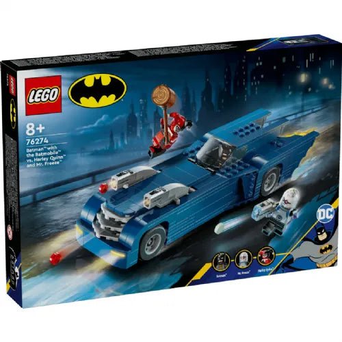Kocke Lego Super Heroes; Batman™ z Batmobilom™ proti Harley Quinn™ in G. Freezu™ (76274)