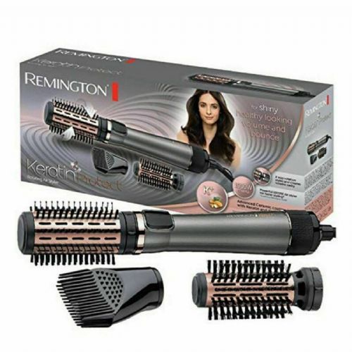 Krtača na vroč zrak Remington Keratin Protect AS8810  (temno srebrna/črna)