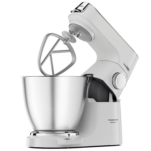 Kuhinjski robot Kenwood Titanium Chef Baker XL  KVL65.001WH (bel, 1200 W, vgrajena tehtnica)